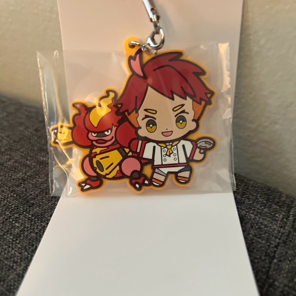 Pokémon Trainers Rubber Strap Collection Crispin and Magmortar